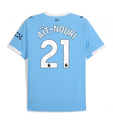 Manchester City Rayan Ait-Nouri #21 Replika Hjemmebanetrøje 2025-26 Kortærmet